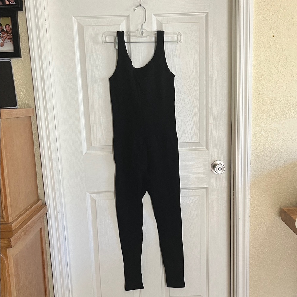Black Sleeveless Jumpsuit